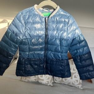 United Colors Of Benetton Kids Girls Padded Jacket size XS (4-5 yr old) 110 cm